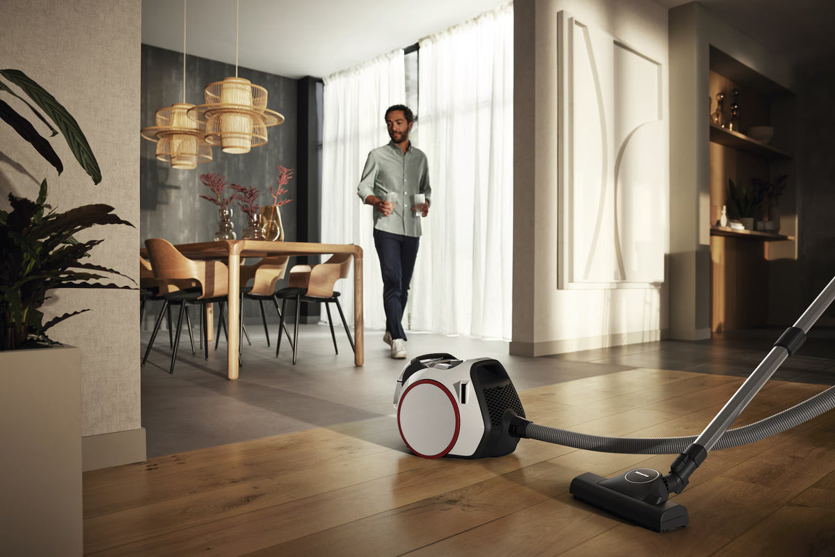 Miele Boost CX1 Canister Vacuum Cleaner - SNRE0 Lotus White