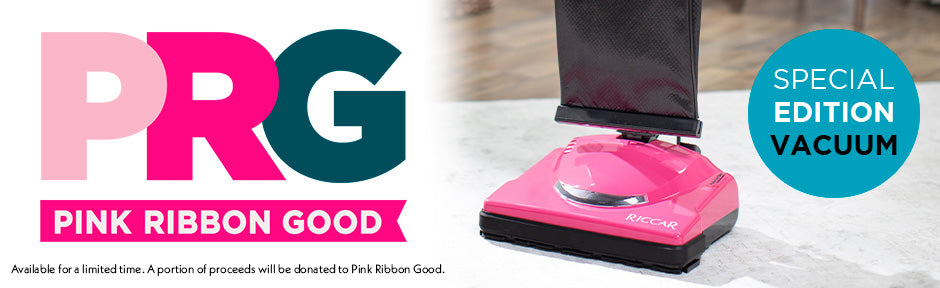 Riccar SupraLite Entry Upright Vacuum – Pink Ribbon Good Edition