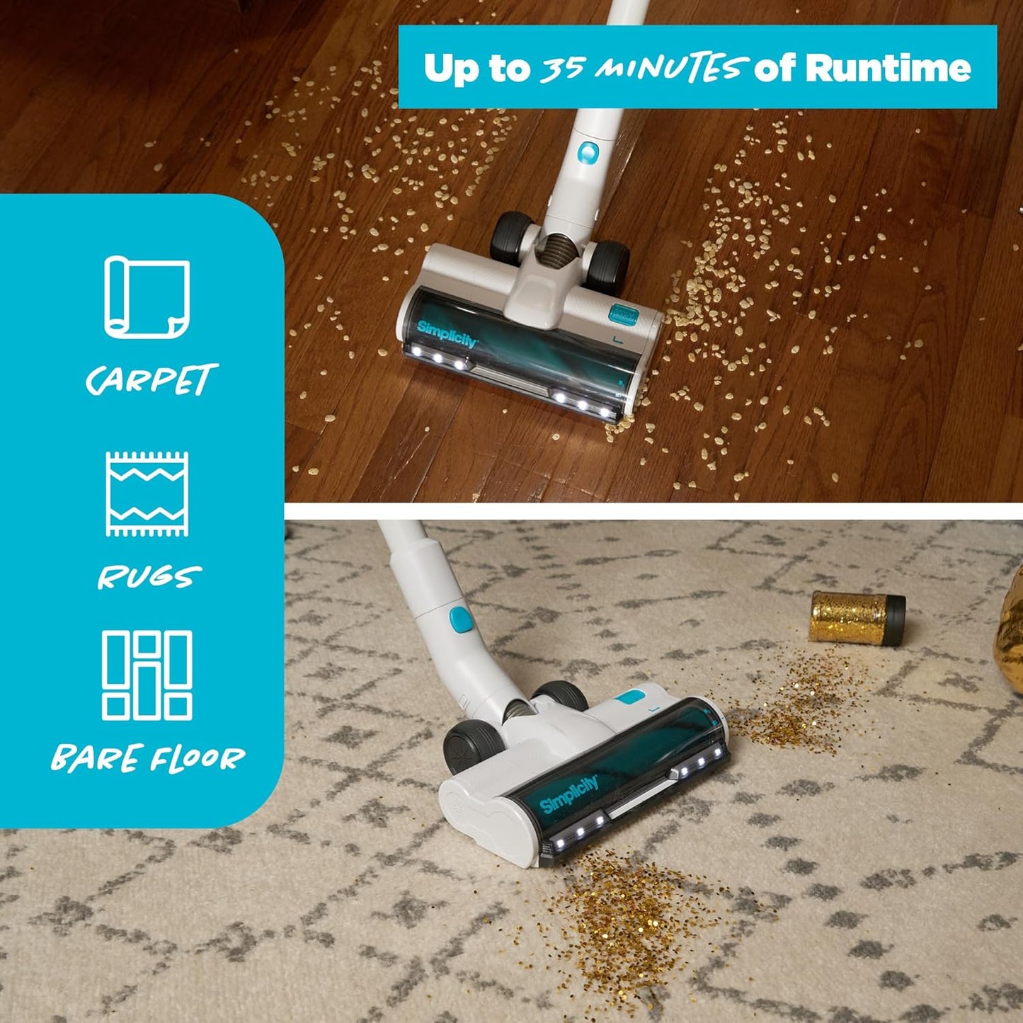 Simplicity S67 Cordless Stick Vacuum