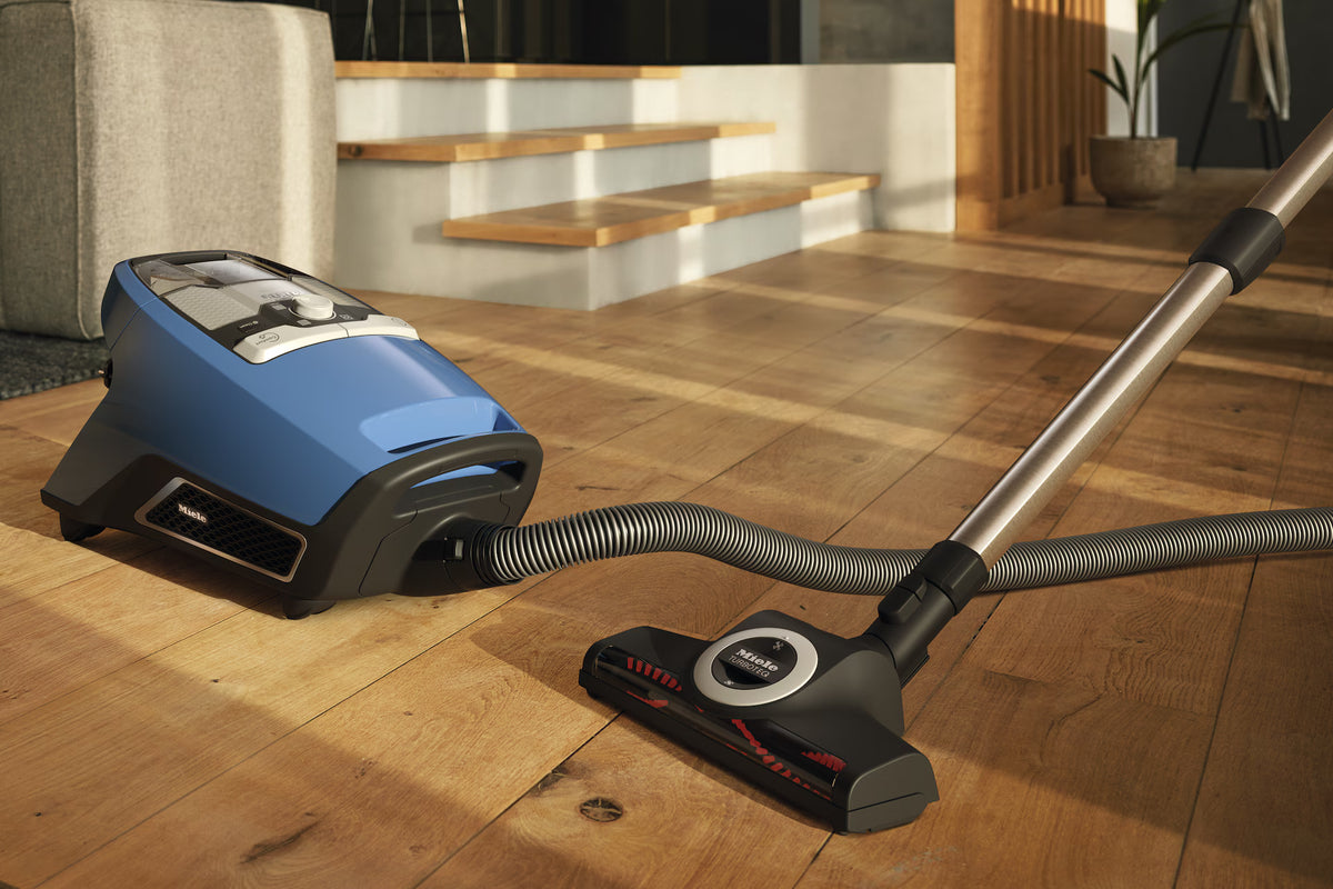 Miele Blizzard CX1 TurboTeam PowerLine Canister Vacuum Cleaner - SKCE0 Tech Blue
