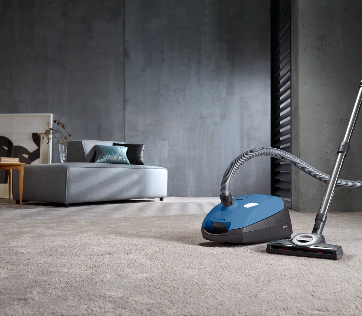 Miele Classic C1 Turbo Team PowerLine Canister Vacuum Cleaner - SBAN0 Tech Blue