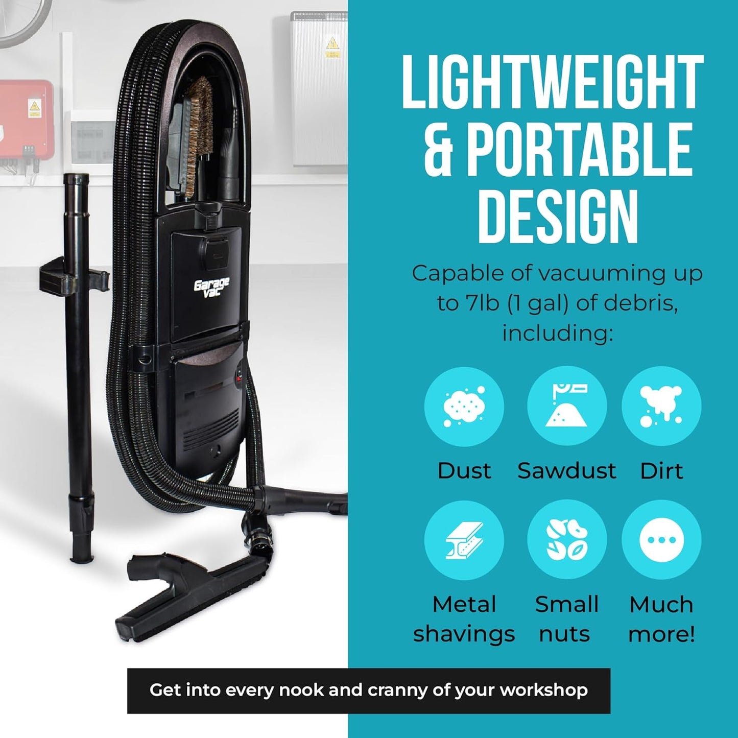 InterVac Garage Vacuum Cleaner for Workshop