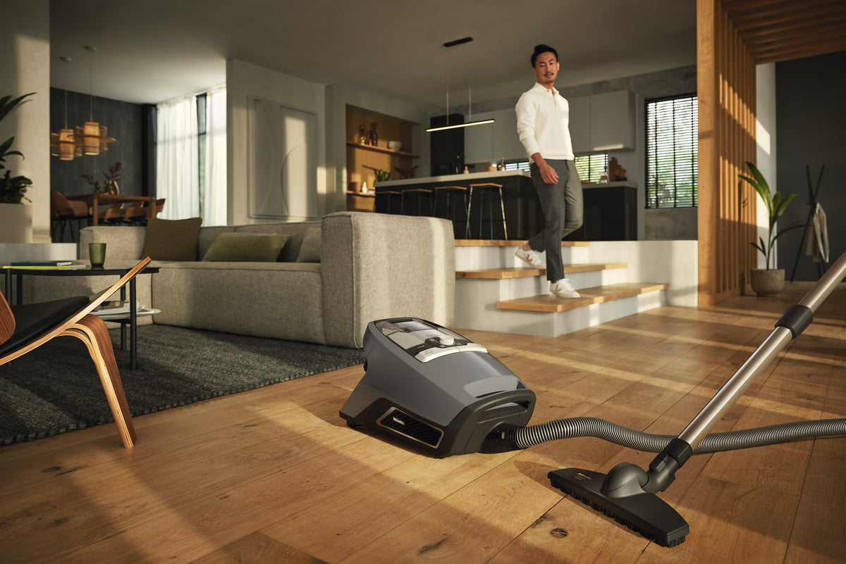 Miele Blizzard CX1 PureSuction PowerLine Canister Vacuum Cleaner - SKRE0 Graphite Grey