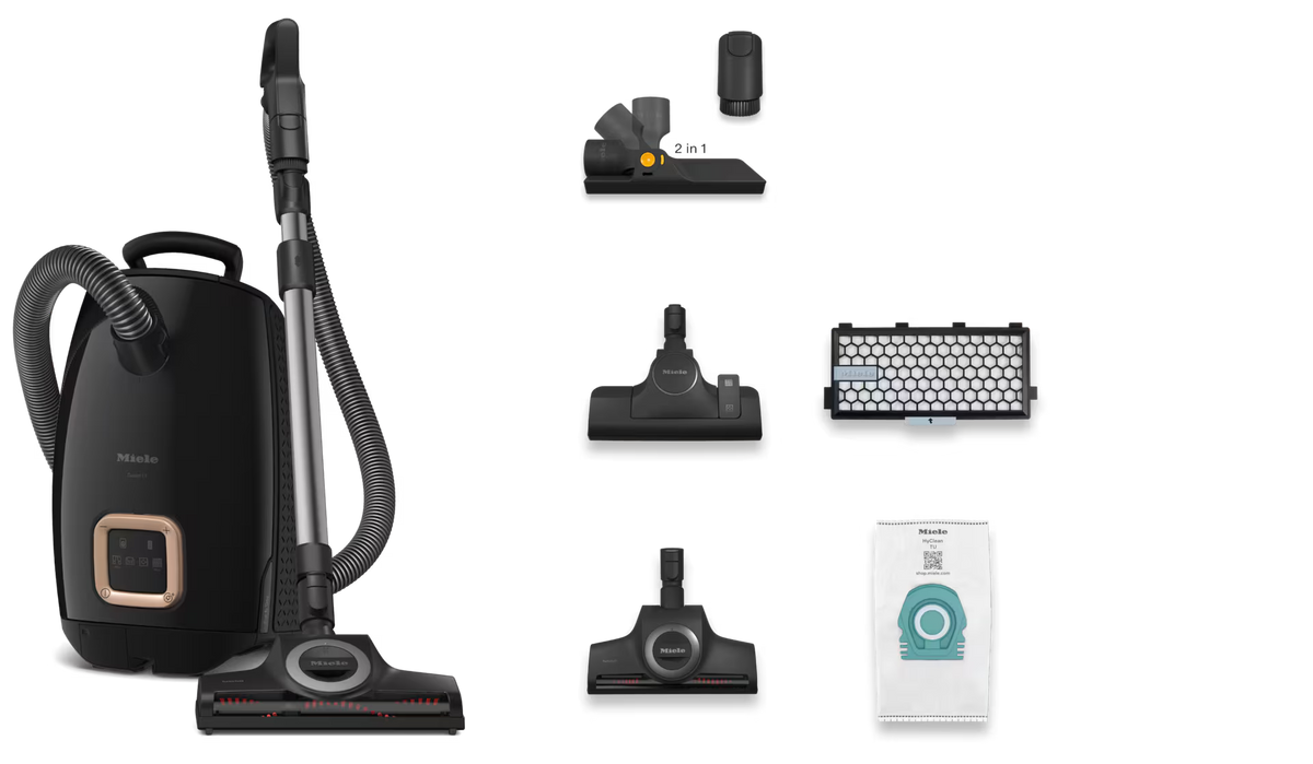Miele Guard L1 AllFloor Obsidian Black Canister Vacuum Cleaner