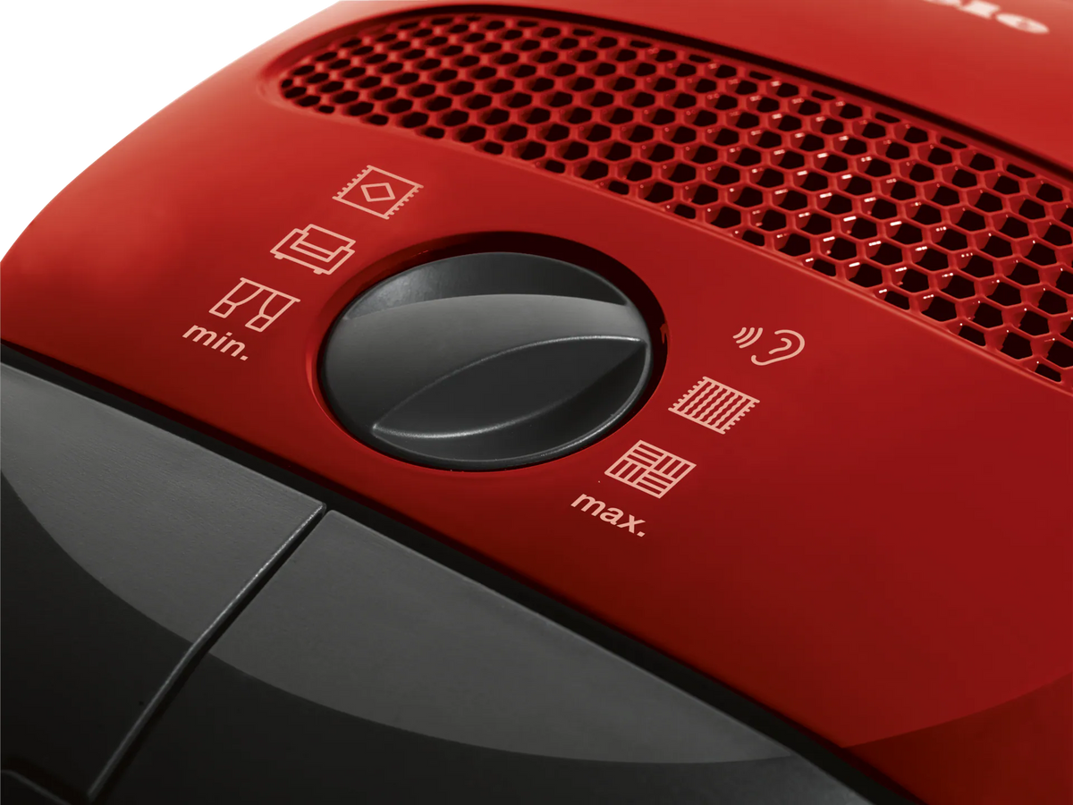 Miele Classic C1 Centennial Edition PowerLine Canister Vacuum Cleaner - SBAN0 Mango Red