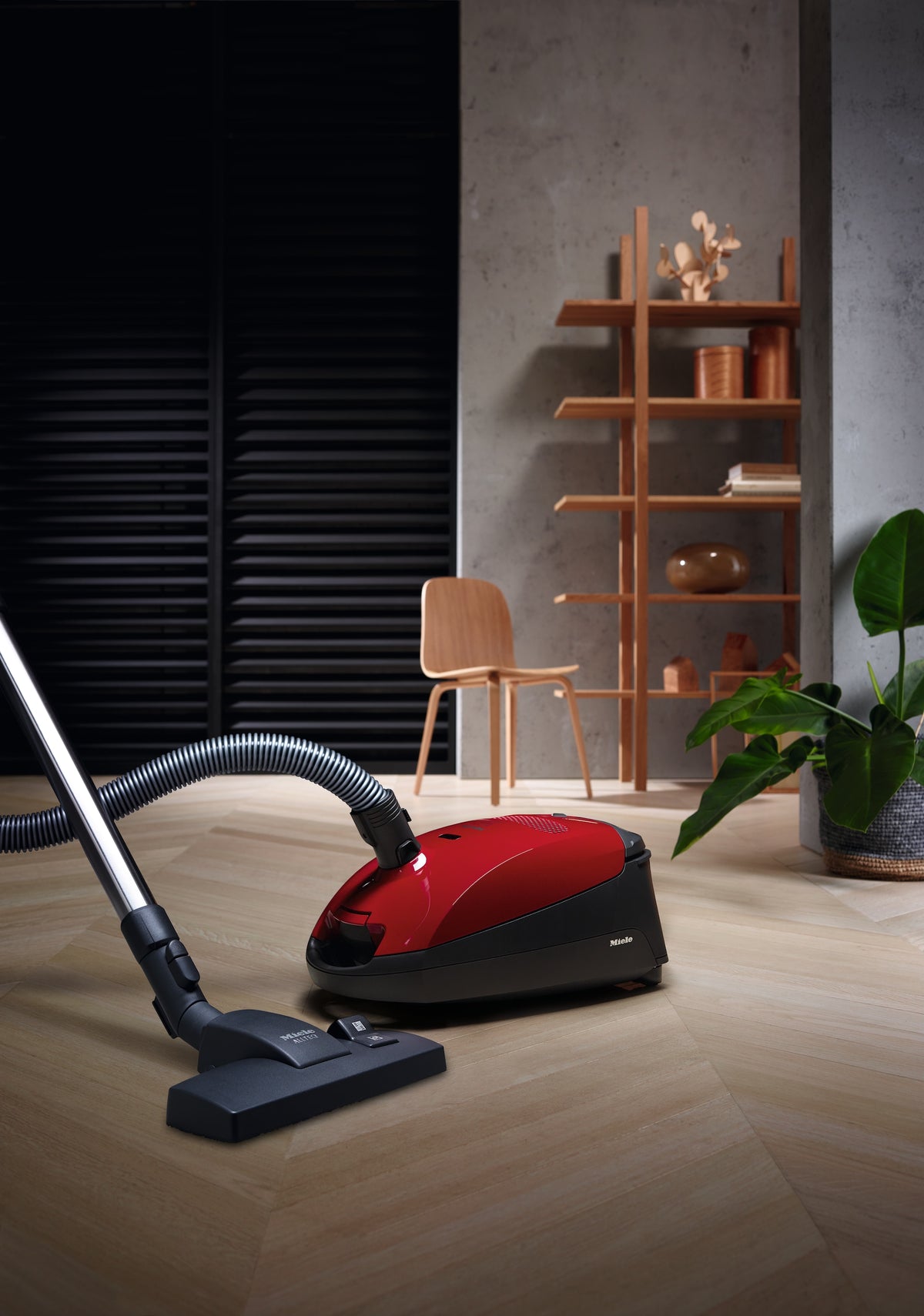 Miele Classic C1 Centennial Edition PowerLine Canister Vacuum Cleaner - SBAN0 Mango Red