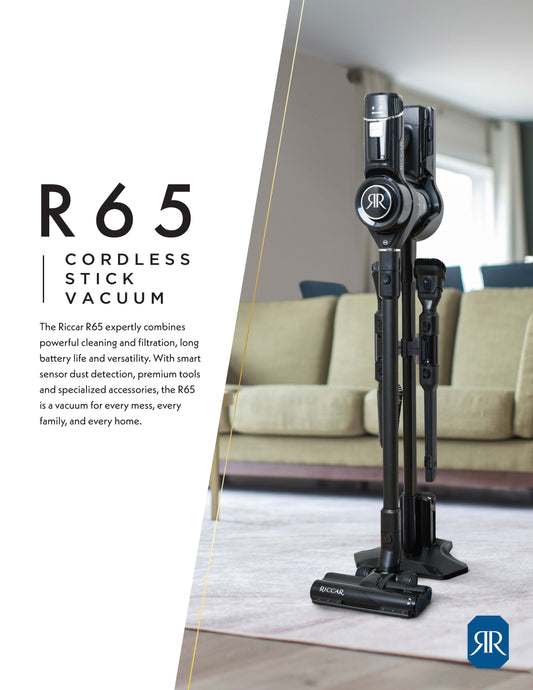 Riccar R65 Cordless Stick Vacuum