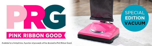 Riccar SupraLite Entry Upright Vacuum – Pink Ribbon Good Edition