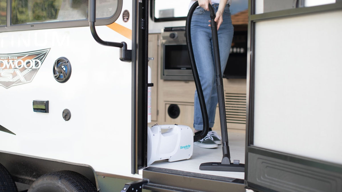Simplicity S100 Sport Portable Canister Vacuum with Shoulder Strap