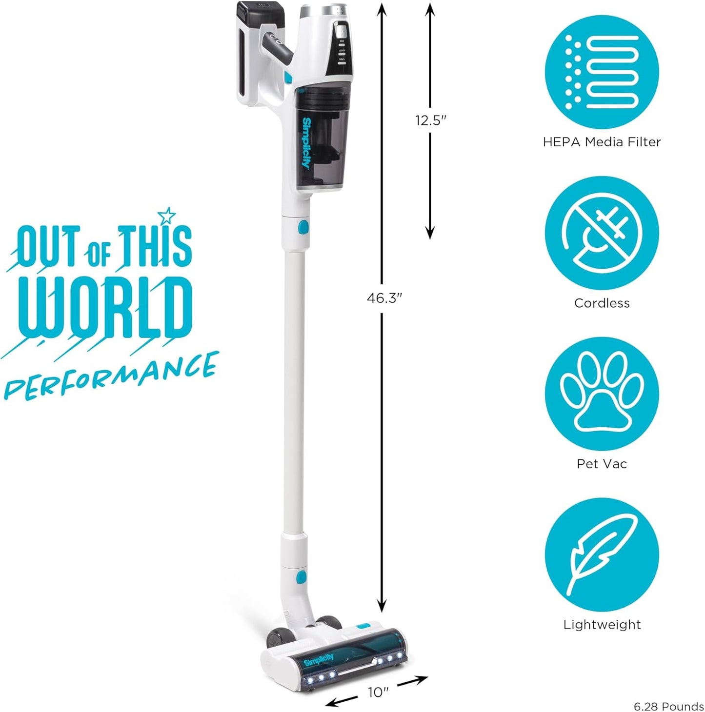 Simplicity S67 Cordless Stick Vacuum