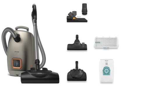 Miele Guard L1 Electro Titanium PF Canister Vacuum Cleaner