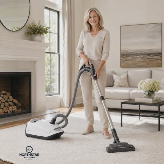 Miele Classic C1 Cat & Dog PowerLine Canister Vacuum Cleaner - SBBN0 Lotus White