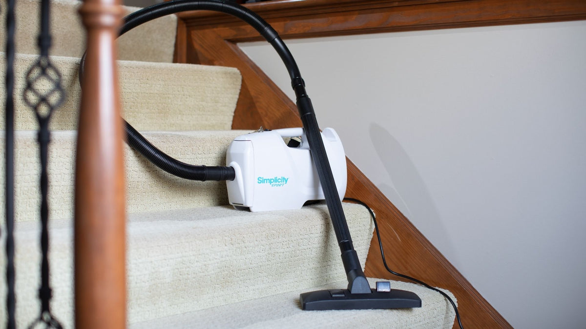 Simplicity S100 Sport Portable Canister Vacuum with Shoulder Strap